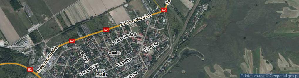 Zdjęcie satelitarne Reymonta Władysława ul.